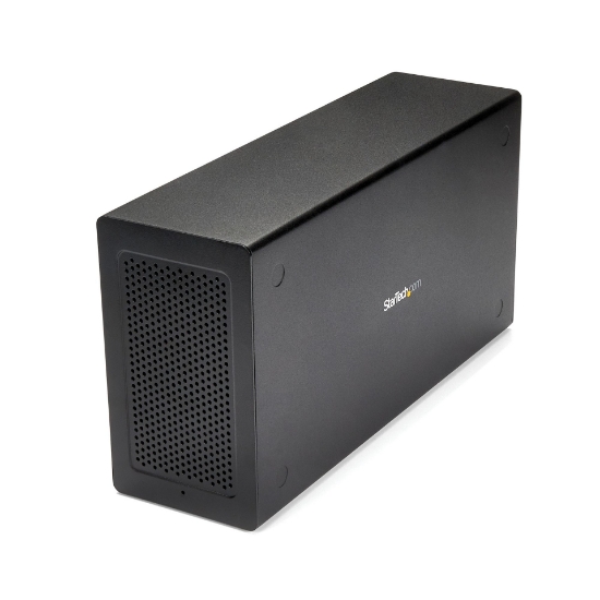 Picture of StarTech.com Thunderbolt 3 PCIe Expansion Chassis, External Enclosure with One PCI Express Slot, PCIe Box for Laptops/Desktops/All-In-Ones, 5K/4K Output Via TB3/DP Ports, TAA Compliant