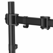 Picture of StarTech.com Desk Mount Monitor Arm for up to 34" (8 kg) VESA Compatible Displays - Articulating Pole Mount Single Monitor Arm - Ergonomic Height Adjustable Monitor Mount - Desk Clamp/Grommet