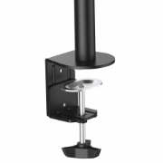 Picture of StarTech.com Desk Mount Monitor Arm for up to 34" (8 kg) VESA Compatible Displays - Articulating Pole Mount Single Monitor Arm - Ergonomic Height Adjustable Monitor Mount - Desk Clamp/Grommet