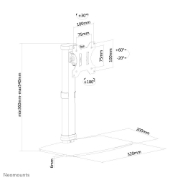 Picture of Neomounts FPMA-D890BLACK Monitor stand 10-30"