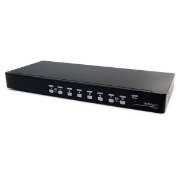 Picture of StarTech.com 8 Port Rackmount USB VGA KVM Switch w/ Audio (Audio Cables Included)