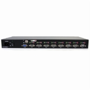 Picture of StarTech.com 8 Port Rackmount USB VGA KVM Switch w/ Audio (Audio Cables Included)
