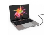 Picture of Compulocks Ledge Lock Adapter for MacBook Pro 13" M1 & M2 with Keyed Cable Lock Silver