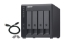 Image de QNAP TR-004 Boîtier de disques de stockage Boîtier disque dur/SSD Noir 2.5/3.5"