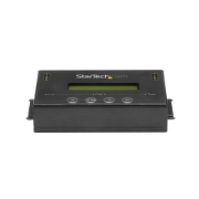 Picture of StarTech.com 1:1 Standalone Hard Drive Duplicator & Eraser, SATA HDD/SSD Disk Cloner & Eraser, LCD display, TAA Compliant, OS Independent