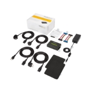 Picture of StarTech.com 1:1 Standalone Hard Drive Duplicator & Eraser, SATA HDD/SSD Disk Cloner & Eraser, LCD display, TAA Compliant, OS Independent