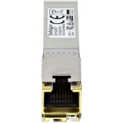 Picture of StarTech.com MSA Compliant SFP+ Transceiver Module - 10GBASE-T~MSA Uncoded SFP+ Module - 10GBASE-T - SFP to RJ45 Cat6/Cat5e - 10GE Gigabit Ethernet SFP+ - RJ-45 30m