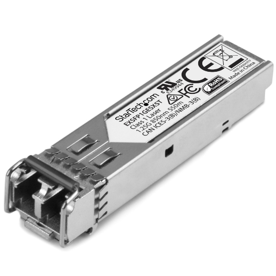 Picture of StarTech.com Juniper EX-SFP-1GE-LX Compatible SFP Transceiver Module - 1000BASE-LX~Juniper EX-SFP-1GE-LX Compatible SFP Module - 1000BASE-LX - 1GbE Single Mode Fiber SMF Optic Transceiver - 1GE Gigabit Ethernet SFP - LC 10km - 1310nm - DDM