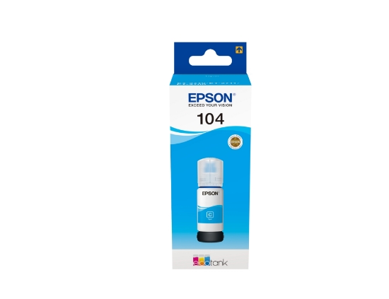Picture of Epson 104 EcoTank Cyan ink bottle