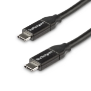 Picture of StarTech.com USB-C to USB-C Cable w/ 5A PD - M/M - 0.5 m - USB 2.0 - USB-IF Certified