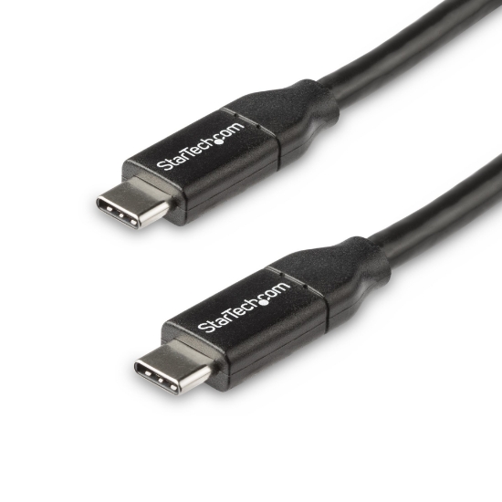 Picture of StarTech.com USB-C to USB-C Cable w/ 5A PD - M/M - 0.5 m - USB 2.0 - USB-IF Certified