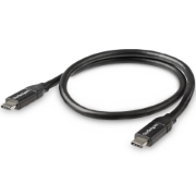 Picture of StarTech.com USB-C to USB-C Cable w/ 5A PD - M/M - 0.5 m - USB 2.0 - USB-IF Certified