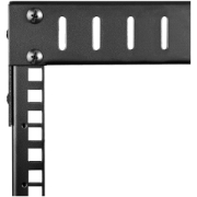 Picture of StarTech.com 8U 19" Wall Mount Network Rack - Adjustable Depth 12-20" 2 Post Open Frame Server Room Rack for AV/Data/ IT Communication/Computer Equipment/Switch w/Cage Nuts & Screws