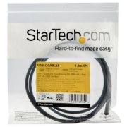 Picture of StarTech.com 6 ft (1.8 m) USB C to USB C Cable - 5A, 100W PD 3.0 - Certified Works With Chromebook - USB-IF Certified - M/M - USB 3.0 5Gbps - USB C Charging Cable - USB Type C Cable