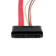 Picture of StarTech.com 12in Micro SATA to SATA with SATA Power Adapter Cable