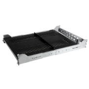 Picture of StarTech.com 2U Vented Sliding Server Rack Shelf w/ Cable Management Arm - 27.7 to 31.6in Adjustable Mounting Depth - 50lb - 19” Server Tray Shelf for Equipment Rack - 24in Deep