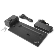 Picture of Lenovo 40AJ0135UK laptop dock/port replicator Docking Black