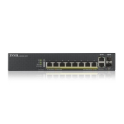 Picture of Zyxel GS1920-8HPV2 Managed Gigabit Ethernet (10/100/1000) Power over Ethernet (PoE) Black