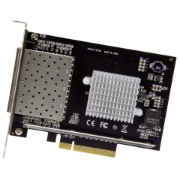 Picture of StarTech.com Quad Port 10G SFP+ Network Card - Intel XL710 Open SFP+ Converged Adapter - PCIe 10 Gigabit Ethernet Server NIC - 10GbE Fiber Optic LAN Card - Dell PowerEdge HPE ProLiant
