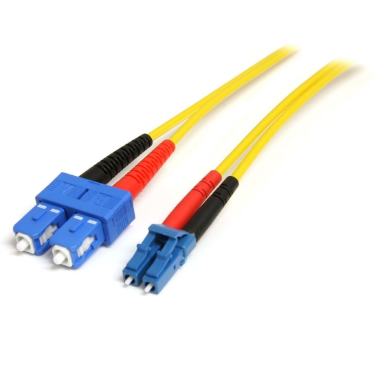 Picture of StarTech.com 7m Fiber Optic Cable - Single-Mode Duplex 9/125 LSZH Fiber Jumper Cord - LC/SC