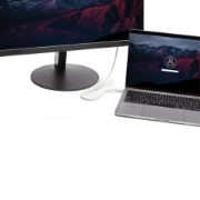 Picture of StarTech.com Thunderbolt 3 Cable - 40Gbps - 0.5m - White - Thunderbolt, USB, and DisplayPort Compatible