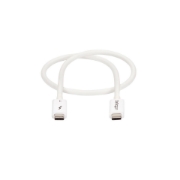 Picture of StarTech.com Thunderbolt 3 Cable - 40Gbps - 0.5m - White - Thunderbolt, USB, and DisplayPort Compatible