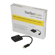 Picture of StarTech.com USB C to DisplayPort Adapter with Power Delivery - 4K 60Hz HBR2 - USB Type-C to DP 1.2 Monitor Video Converter w/ Charging - 60W PD Pass-Through - Thunderbolt 3 Compatible