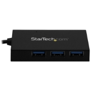 Picture of StarTech.com 4 Port USB 3.0 Hub - USB Type-A Hub with 1x USB-C & 3x USB-A (SuperSpeed 5Gbps) - USB Bus or Self-Powered - Portable USB 3.1/3.2 Gen 1 BC 1.2 Charging Hub w/ Power Adapter~4 Port USB 3.0 Hub - USB Type-A Hub with 1x USB-C & 3x USB-A (SuperSpeed 5Gbps) - USB Bus or Self-Powered - Portable USB 3.2 Gen 1 BC 1.2 Charging Hub w/ Power Adapter