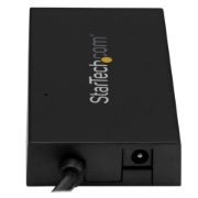 Picture of StarTech.com 4 Port USB 3.0 Hub - USB Type-A Hub with 1x USB-C & 3x USB-A (SuperSpeed 5Gbps) - USB Bus or Self-Powered - Portable USB 3.1/3.2 Gen 1 BC 1.2 Charging Hub w/ Power Adapter~4 Port USB 3.0 Hub - USB Type-A Hub with 1x USB-C & 3x USB-A (SuperSpeed 5Gbps) - USB Bus or Self-Powered - Portable USB 3.2 Gen 1 BC 1.2 Charging Hub w/ Power Adapter
