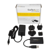 Picture of StarTech.com 4 Port USB 3.0 Hub - USB Type-A Hub with 1x USB-C & 3x USB-A (SuperSpeed 5Gbps) - USB Bus or Self-Powered - Portable USB 3.1/3.2 Gen 1 BC 1.2 Charging Hub w/ Power Adapter~4 Port USB 3.0 Hub - USB Type-A Hub with 1x USB-C & 3x USB-A (SuperSpeed 5Gbps) - USB Bus or Self-Powered - Portable USB 3.2 Gen 1 BC 1.2 Charging Hub w/ Power Adapter