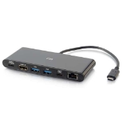 Picture of C2G USB-C Docking Station with 4K HDMI, Ethernet, USB and Power Delivery