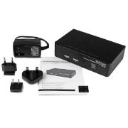 Picture of StarTech.com 2 Port Professional USB DisplayPort KVM Switch with Audio
