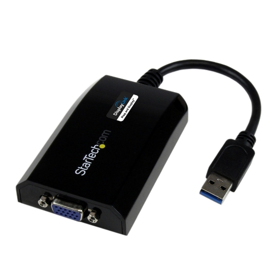 Picture of StarTech.com USB 3.0 to VGA External Video Card Multi Monitor Adapter for Mac and PC, External USB 3.0 VGA Graphics Card - being replaced by USB2VGAPRO2