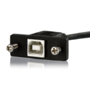 Picture of StarTech.com 1 ft Panel Mount USB Cable B to B - F/M