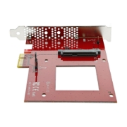Picture of StarTech.com U.2 to PCIe Adapter for 2.5" U.2 NVMe SSD - SFF-8639 - x4 PCI Express 4.0