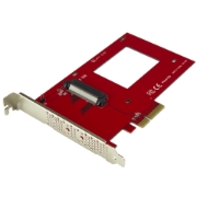 Picture of StarTech.com U.2 to PCIe Adapter for 2.5" U.2 NVMe SSD - SFF-8639 - x4 PCI Express 4.0
