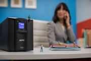 Picture of APC Smart-UPS C, Line Interactive, 1000VA, Tower, 230V, 8x IEC C13 outlets, SmartConnect port, USB and Serial communication, AVR, Graphic LCD