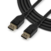 Picture of StarTech.com 3 m VESA Certified DisplayPort 1.4 Cable - 8K 60Hz HBR3 HDR - 10 ft Super UHD DisplayPort to DisplayPort Monitor Cord - Ultra HD 4K 120Hz DP 1.4 Slim Video Cable M/M DP Connector
