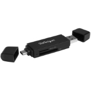 Picture of StarTech.com USB 3.0 Memory Card Reader/Writer for SD and microSD Cards - USB-C and USB-A