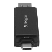 Picture of StarTech.com USB 3.0 Memory Card Reader/Writer for SD and microSD Cards - USB-C and USB-A