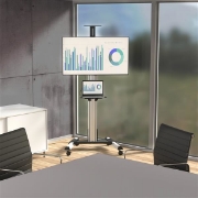 Picture of StarTech.com TV Cart - Height Adjustable - Lockable Wheels