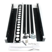 Picture of StarTech.com 1U Fixed 19" Adjustable Depth Universal Server Rack Rails