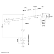 Picture of Neomounts FPMA-D550DBLACK Monitor arm 10-32"