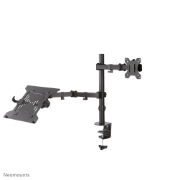 Picture of Neomounts FPMA-D550NOTEBOOK Monitor arm with laptop holder 10-32"