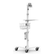 Picture of Compulocks Rolling Stand Lockable Utility Box & Cord Management Cleat White