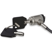 Picture of StarTech.com 6ft (2m) Laptop Cable Lock with Keys - Keyed Security Cable Lock for Compatible K-Slot Laptops, Desktops, Computers & Other Devices - Anti-Theft Vinyl Coated Steel Cable Lock