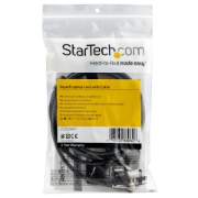 Picture of StarTech.com 6ft (2m) Laptop Cable Lock with Keys - Keyed Security Cable Lock for Compatible K-Slot Laptops, Desktops, Computers & Other Devices - Anti-Theft Vinyl Coated Steel Cable Lock
