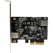 Picture of StarTech.com 2-Port USB 3.1 (10Gbps) Card - USB-A, 1x External, 1x Internal - PCIe