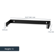 Picture of StarTech.com 1U 19in Hinged Wall Mounting Bracket for Patch Panels