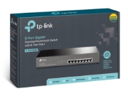 Picture of TP-Link TL-SG1008MP Unmanaged Gigabit Ethernet (10/100/1000) Power over Ethernet (PoE) 1U Black